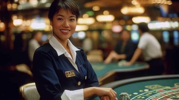 Meja Evolution Gaming dealer langsung Meja Evolution Gaming dealer langsung